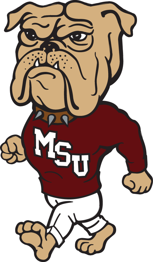 Mississippi State Bulldogs 1986-2008 Mascot Logo t shirts iron on transfers v2